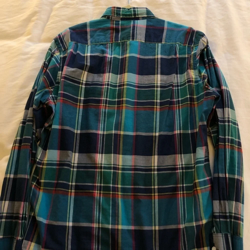 J. Crew Summer Plaid Button Down